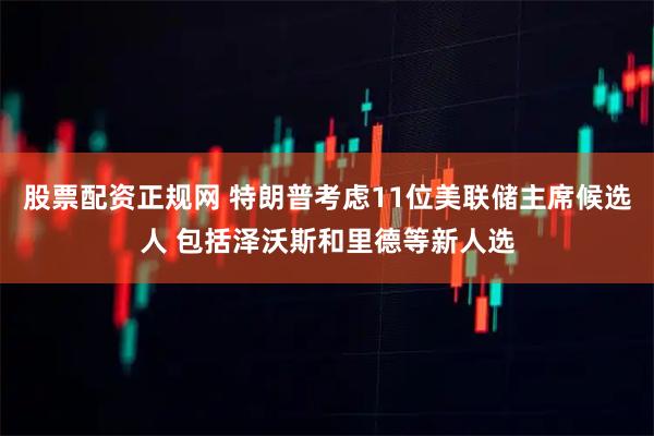 股票配资正规网 特朗普考虑11位美联储主席候选人 包括泽沃斯和里德等新人选